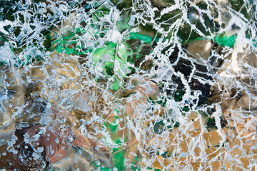 Ice texture with different patterns