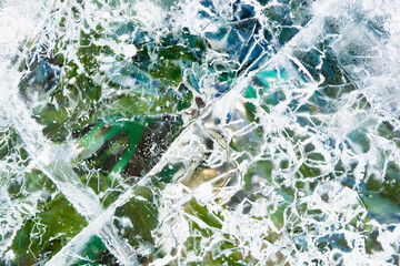 Ice texture with different patterns