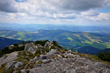Rozległa tatrzańska panorama, Słowacja
