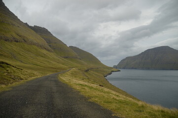 The stunning and dramatic coast and mountains on the Faroe Islands