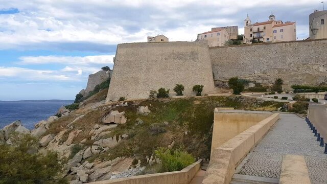 Castle in Calvi, North of Corsica, France
