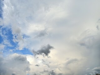blue sky with clouds