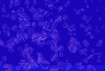 Light Pink, Blue vector background with spots.