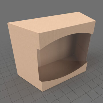 Retail cardboard display box 2