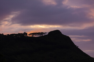 Lever de soleil à Mo'orea