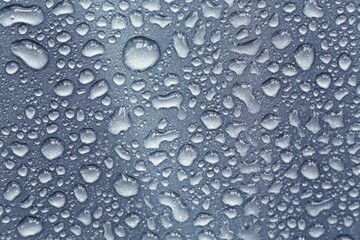 Water Droplets Condensation Dew In Glass