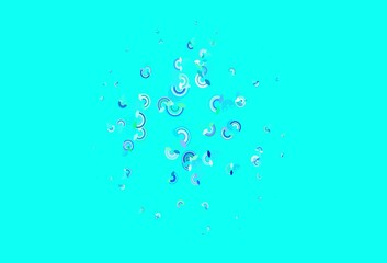 Light Multicolor vector pattern with rainbow elements.