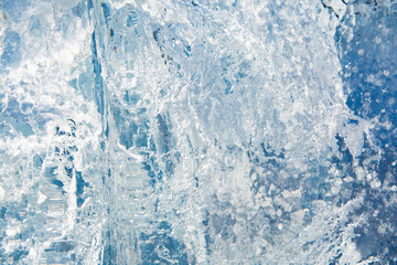 Ice texture with different patterns