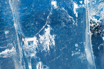 Ice texture with different patterns