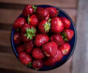 Bowl full of strawberries