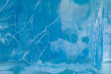 Ice texture with different patterns