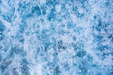 Obraz premium Ice texture with different patterns