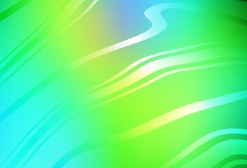 Light Blue, Green vector abstract layout.