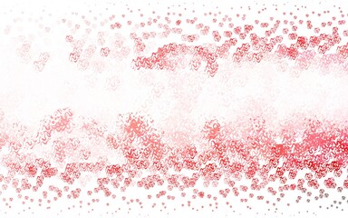 Light Pink, Red vector pattern with wry lines.