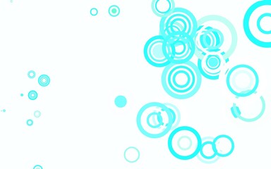 Light Green vector layout with circle shapes.