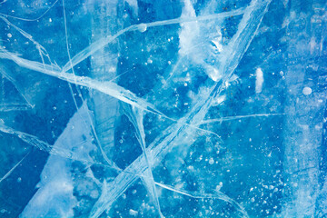 Ice texture with different patterns
