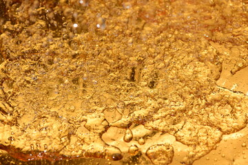 glossy paper and water drops