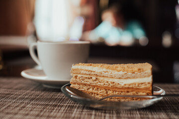 cup of coffee and cake