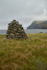 The dramatic coast and mountain landscapes of the Faroe Islands