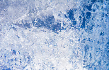 Ice texture with different patterns