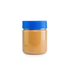 peanut butter jar mockup isolated on white background, File contains a clipping path