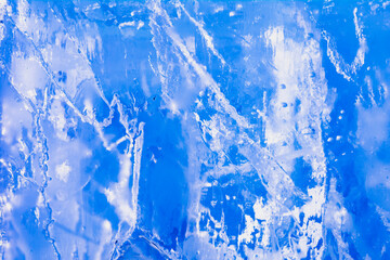 Ice texture with different patterns