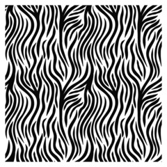 Fototapeta na wymiar Abstract seamless pattern of zebra skin. Repeating texture. Figure for textiles. Surface design.