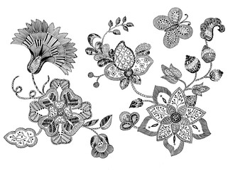 graphic vintage pattern