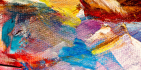 Colorful abstract background wallpaper. Modern motif visual art.  Mixtures of oil paint. Trendy hand painting canvas. Wall decor and Wall art prints Idea.  3D Texture.