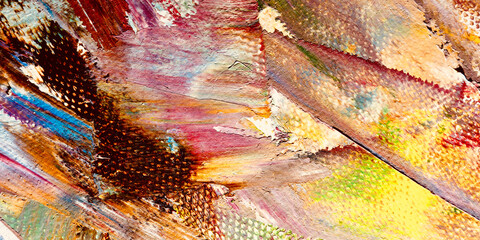 Colorful abstract background wallpaper. Modern motif visual art.  Mixtures of oil paint. Trendy...