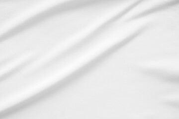 White fabric smooth texture surface background