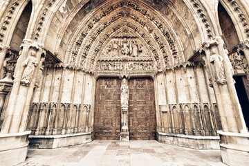 Gothic cathedral of Leon, Castilla Leon, Spain.
