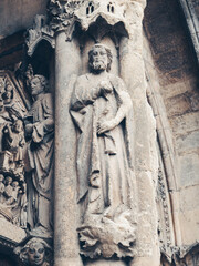 Gothic cathedral of Leon, Castilla Leon, Spain.