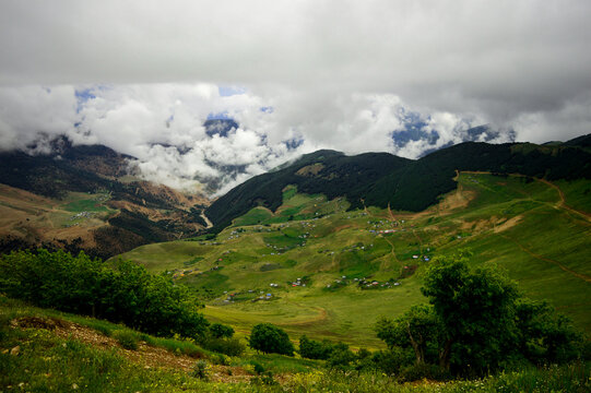 Asalem to Khalkhal road. Photo has been shot from top of hill called Givra.