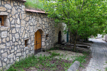 Wine cellars near the village of Zsambek, Hungary