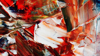 Colorful abstract background wallpaper. Modern motif visual art.  Mixtures of oil paint. Trendy...