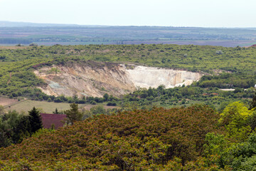 Dolomite quarry near the village of Zsambek, Hungary