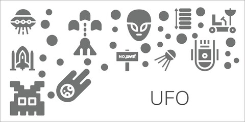 ufo icon set