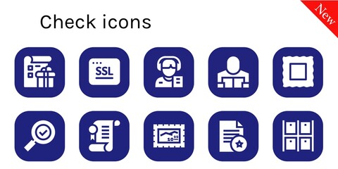 check icon set