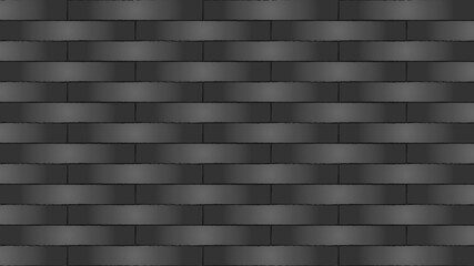 Black bricks texture wallpaper, Abstract vector backgrounds.