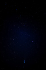 Fototapeta premium Neowise comet and great bear constellation shine into the night sky 