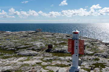 View from old lighthouse at Maseskar in Sweden