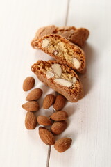 Italian almond biscuits cantuccini