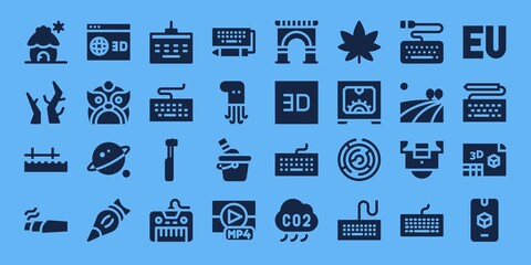 logotype icon set