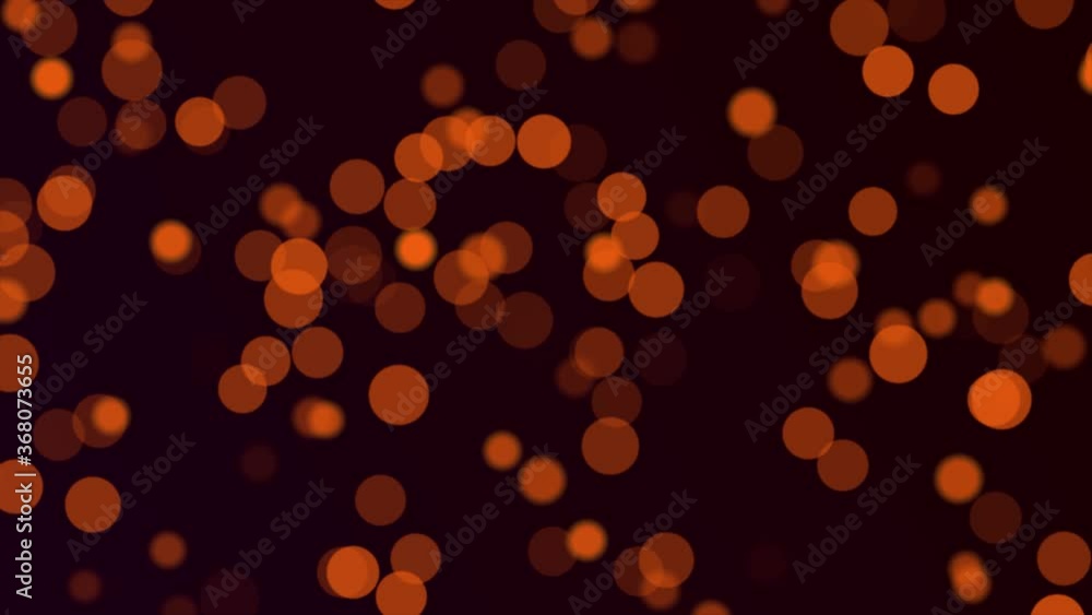 Aufkleber abstract particle background ,particles orange bokeh dust abstract light motion titles cinematic bac