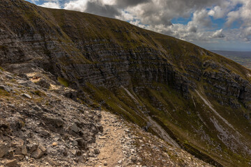 Muckish mountain just above sand quarry, County Donegal, Wild Atlantic Way, Ireland, Derryveagh mountains, Creeslough