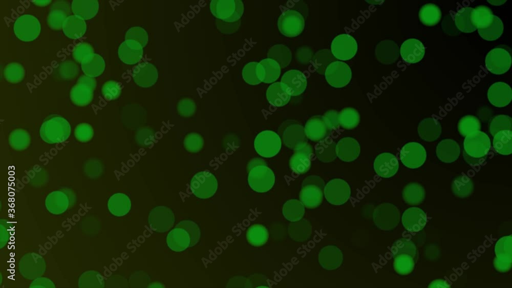 Poster abstract particle background ,particles green bokeh dust abstract light motion titles cinematic back