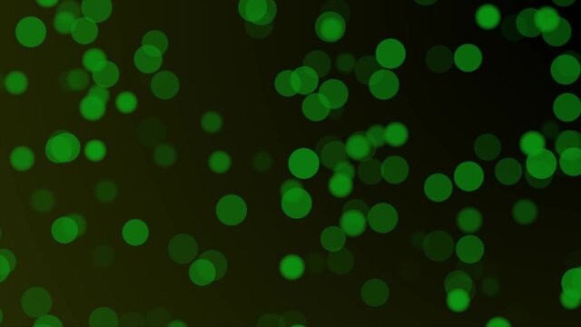 Abstract particle background ,Particles green bokeh dust abstract light motion titles cinematic background loop