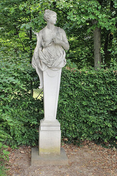 Statue Barockgarten Zabeltitz