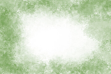 Graphic design displaying a green and white background in the style of brush strokes,  leaving the middle part empty for text or object insertion.